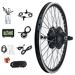 Amick Kit de conversión de Bicicleta eléctrica 36V/48V 500W Hub Motor Bicicleta eléctrica Kit de conversión de Bicicleta Rueda Trasera 20"24" 26"27.5" en oferta