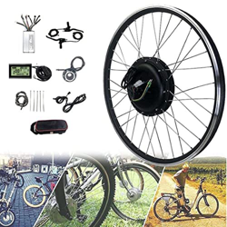 HENGMA 48V 1500W 20", 24", 26", 27.5", 28", 29er, 700C Kit de conversión de Motor de Rueda Trasera de Bicicleta eléctrica,Ebike Buje de Motor sin esco en oferta