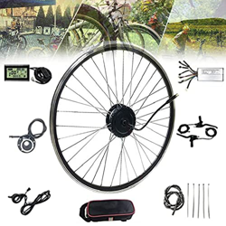 Amick Kit de conversión de Bicicleta eléctrica de 36V/48V y 500W, Rueda Trasera, Motor de Cubo de Engranaje sin escobillas, Kit de conversión de Bicic características