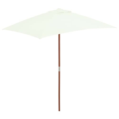Sombrilla de jardín con palo, Leepesx Parasol Terraza, Sombrilla Terraza Exterior, Sombrilla Playa, Parasol Exterior, Sombrilla De Patio, de madera 15