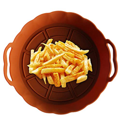 A/R Sartén de silicona para freidora de aire, 7.5 pulgadas, sartén de aire apta para alimentos, accesorios para freidora de aire, olla antiadherente d en oferta