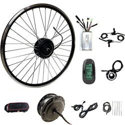 Amick 20"/24"/26"/27,5"/28"/29"/700c E-Bike Kit de conversión Rueda Delantera/Trasera Kit de Bicicleta eléctrica 36V 500W Hub Motor Ebike Kit de conve precio