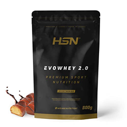 Concentrado de Proteína de Suero de HSN Evowhey Protein 2.0 | Sabor Bombón de Chocolate y Avellanas 500 g = 17 Tomas por Envase | Whey Protein Concent precio