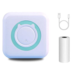 ZFHTAO Mini Impresora portátil, Mini Impresora fotográfica para teléfono Inteligente, Impresora Bluetooths, Impresora de Bolsillo de Papel de Impresor características