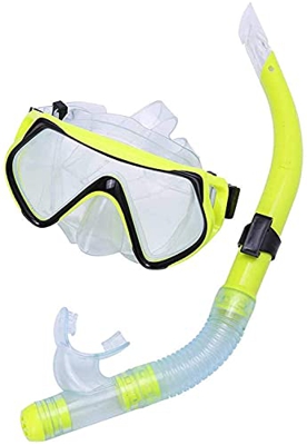 Samnuerly Buceo Máscaras de Buceo Máscara de esnórquel Profesional Snorkel Juego de Gafas antivaho Tubo de respiración Medio seco Herramienta de Pisci