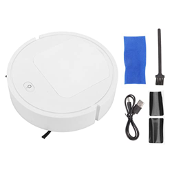 Haofy Aspirador Inteligente Multifuncional 3 en 1, Mini Robot de Barrido Portátil con Carga USB, Ideal para Pisos Duros de Pelo de Mascotas precio