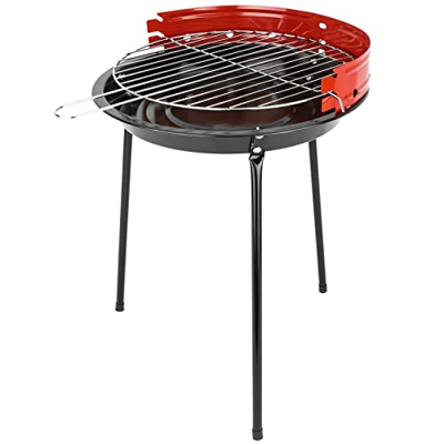 PrixPrime - Barbacoa de carbón para jardín y terraza de 33 cm