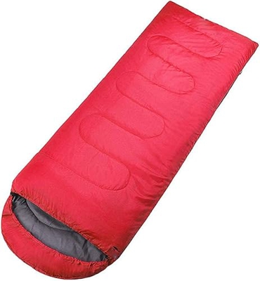 Bebata De Dormir Soltera De Viaje Al Aire Libre, Saco De Dormir sobre con Capucha, Maleta para Acamparse para Adultos Saco De Dormir,Rojo
