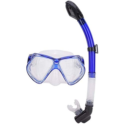 Samnuerly Máscaras de Buceo Máscara de esnórquel Gafas de natación Juego de esnórquel Gafas de natación antivaho Tubo de respiración Completamente sec