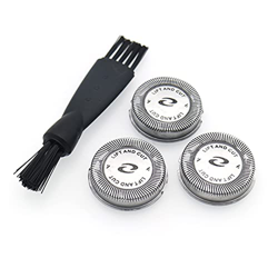 TAZXIN Cabeza de afeitadora de reemplazo de 3pcs / Lote HQ HS HP Serie HQ3 HQ4 HQ56 HQ55 HQ300 HQ6 HQ916 Razor Fit for Philips Fit for Norelco Accesor características