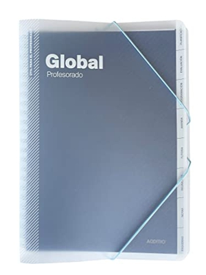Additio P172 Carpeta Global Evaluación + Agenda + Tutoría + Reuniones Azul