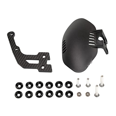 Genggeng Guardabarros Mejorado con Soporte de Fibra de Carbono Compatible con Zero 10X Kaabo Mantis 10 Dualtron Scooter eléctrico Guardabarros Cubiert
