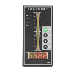Sensor de medidor de nivel, controlador de presión inteligente 4‑20MA, transmisor de nivel con pantalla de columna de luz para plantas de agua, planta precio