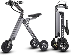 Lincheer Mini Triciclo Plegable para Patinete eléctrico, Triciclo eléctrico cómodo, Velocidad de Ajuste de 3 velocidades/Carga Completa, Puede Andar d precio