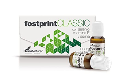 Soria Natural - Fost Print Classic - Complemento Alimenticio - Energía al instante - Jalea Real, Propóleo - 20 viales de 15 ml