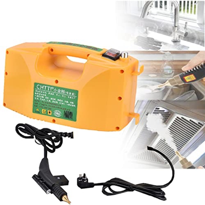QHYTL 110v 2600w Limpiador de Vapor a presión de Alta Temperatura Máquina de Limpieza a Vapor portátil de Mano Bombeo automático, Electrodomésticos, C