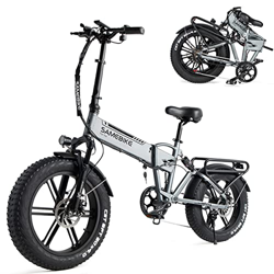 TOENIO Bicicleta eléctrica Bicicleta eléctrica Plegable con batería de Iones de Litio de 48V 10Ah Bicicleta de montaña Bicicleta eléctrica con neumáti en oferta