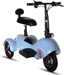 Lincheer Triciclo eléctrico para Adultos, Mini Patinete eléctrico Resistente al Desgaste, portátil y cómodo, multifunción, de Doble Asiento, 40-50 km  en oferta