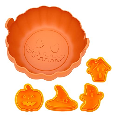 Glwanjg Olla De Silicona para Freidora De Aire,Cesta De Freidora De Aire De Silicona,Molde Olla Silicona,Revestimiento De Horno De Freidora De Aire