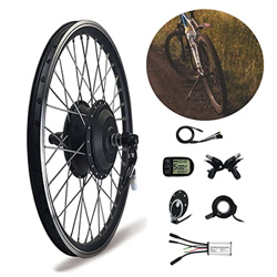 TOOJUN Kit de conversión de Bicicleta eléctrica a Prueba de Agua, Kit de conversión de Bicicleta eléctrica con Motor Potente de Rueda Delantera de 250 características