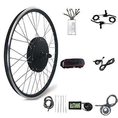 HENGMA 24V 36V/48V 250W Rueda Trasera Kit de conversión de Bicicleta,20", 24", 26", 27.5", 28", 29er, 700C Kit de conversión de Bicicleta eléctrica,co