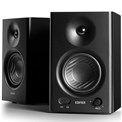 EDIFIER Monitor de Estudio Compacto MR4 2.0 (42 W) con Amplificador de Clase D y Dos Modos de Sonido seleccionables. características