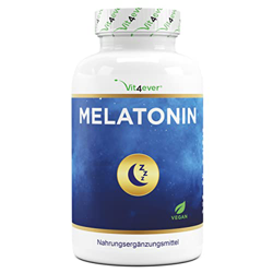 Melatonina - 365 comprimidos - 1 mg por comprimido - Sin aditivos no deseados - Altamente dosificado - Vegano en oferta