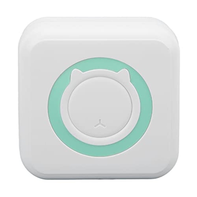 Impresora portátil, impresión en blanco y negro Impresora de bolsillo sin tinta multipropósito Preguntas de búsqueda de fotos para etiquetas de fotos 