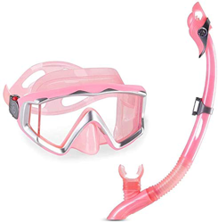 Samnuerly Juego de máscara de esnórquel, Equipo de esnórquel, Gafas de natación, Juego de esnórquel seco y máscara para Adultos, antivaho, Vista al ma características