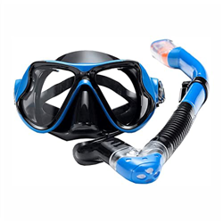 Samnuerly Máscaras de Buceo Máscara de Buceo Adulto Anti- Agua Gafas de Asfixia Snorkel Completamente seco Juego de 2 Piezas de Gafas de natación Sell en oferta