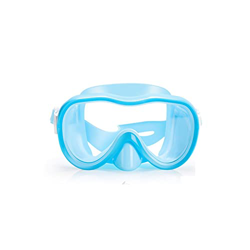 Samnuerly Máscaras de Buceo Snorkeling para niños Conjunto de Dos Piezas Boquilla Suave Snorkel semiseco Estudiante Marco Grande Antivaho Anti-UV Buce en oferta
