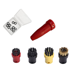 HANGTEN Sun CZ Kit de Limpieza de Vapor de Pincel Redondo de la Boquilla for Karcher SC1 SC2 SC3 SC4 SC5 SC7 Repuesto de Repuesto Sun CZ (Color : Red  características