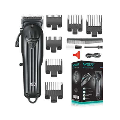 Cortapelos profesionales sin cuerda para corte de pelo para hombre, recortadora inalámbrica con palanca cónica para mezclar y decolorar