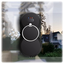Robot Limpiador De Ventanas, Robot De Limpieza De Ventanas Succión Fuerte De 2800 Pa, Eléctrico Inteligente Robot Limpiador De Ventanas con Mando a Di en oferta