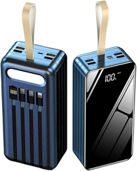 Giural Cargador De Batería Portátil, Banco De Energía USB De Gran Capacidad De 60000Mah, Paquete De Batería Externa Que Puede Cargar Rápidamente 7 Dis precio