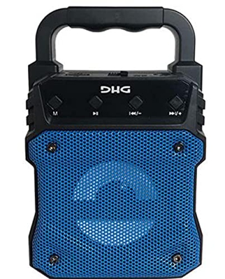 Altavoz Bluetooth Portátil, Muy Potente, para Uso en Exteriores. Cuenta con conexión USB o Tarjeta de Memoria, Smartphone, MP3. Sintoniza Radio FM. co