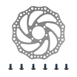 Genggeng Pastilla de Disco de Freno de 160MM Compatible con Dualtron Thunder Ultra Scooter eléctrico 6 Agujeros Piezas de Freno de Disco hidráulico (C en oferta