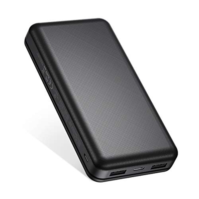 通用 Power Bank 26800 mAh con 2 salidas y 2 entradas cargador portátil compatible con smartphones como Xiaomi Redmi Samsung Huawei