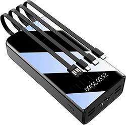 Giural Power Bank 50000mAh Cargador portátil, Paquete de baterías de Gran Capacidad con Cable de Carga Incorporado Que Puede Cargar 7 Dispositivos al  en oferta