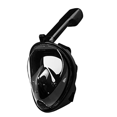 Samnuerly Juego, máscara de Cara Completa para Nadar, Gafas antivaho, Buceo en Superficie, esnórquel, Vista de 180 Grados, Traje de esnórquel al Aire 