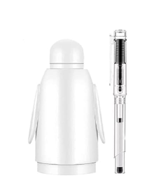Auto Fill Ink Fountain Pen,1s Automatic Ink Fountain Pen with Continued ink gadget,Smart Ink Absorber,Not Dirty Hands for School Supplies/Office Suppl en oferta