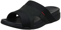 Fitflop Freeway III Slide-Textile, Sandalias con Punta Abierta Hombre, Negro (Black), 42 EU en oferta