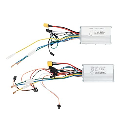 Genggeng Controlador de Scooter eléctrico JP con Uso de Acelerador Compatible con Pantalla de Scooters eléctricos, 52V 25A (Color : Silver)
