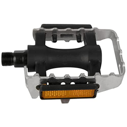 M-Wave Unisex-Adult Steady K1 - Pedal, Color Negro y Plateado características