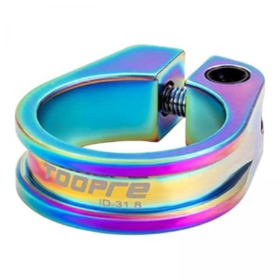 LOVIVER 2 Abrazaderas Ligeras para de Sillín de Bicicleta, Bicicleta de Aluminio MTB