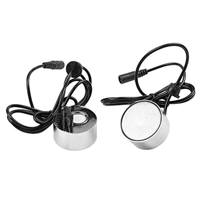 OUHUAN 2 Unids Sin Enchufe 45Mm Humidificador UltrasóNico Fabricante de Niebla Incubadora Industrial 24V Nebulizador Atomizador Cabezal Niebla Enchufe