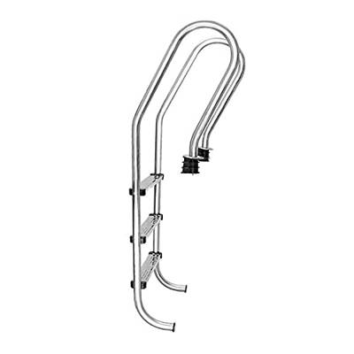 Sturdy Pool Safety Handrails Pool Handrails 3-Step Pool Ladder Non-Slip Stainless Steel Swimming Pool Step for In Ground Pools, Heavy Duty 160kg Weigh