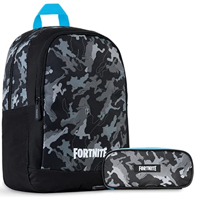 Fortnite Mochilas Escolares - Set Mochila Escolar Niño y Estuche