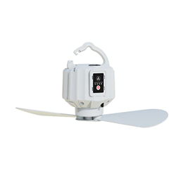 YIUPEDRFG Ventilador para tienda de campaña con luz LED, enfriador de aire con recargable, acondicionador de detección de seguridad colgante, luz noct características