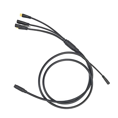 Amagogo Cable de extensión para Bicicletas eléctricas Freno/luz//Pantalla Conector Impermeable Cable Piezas de Bicicleta